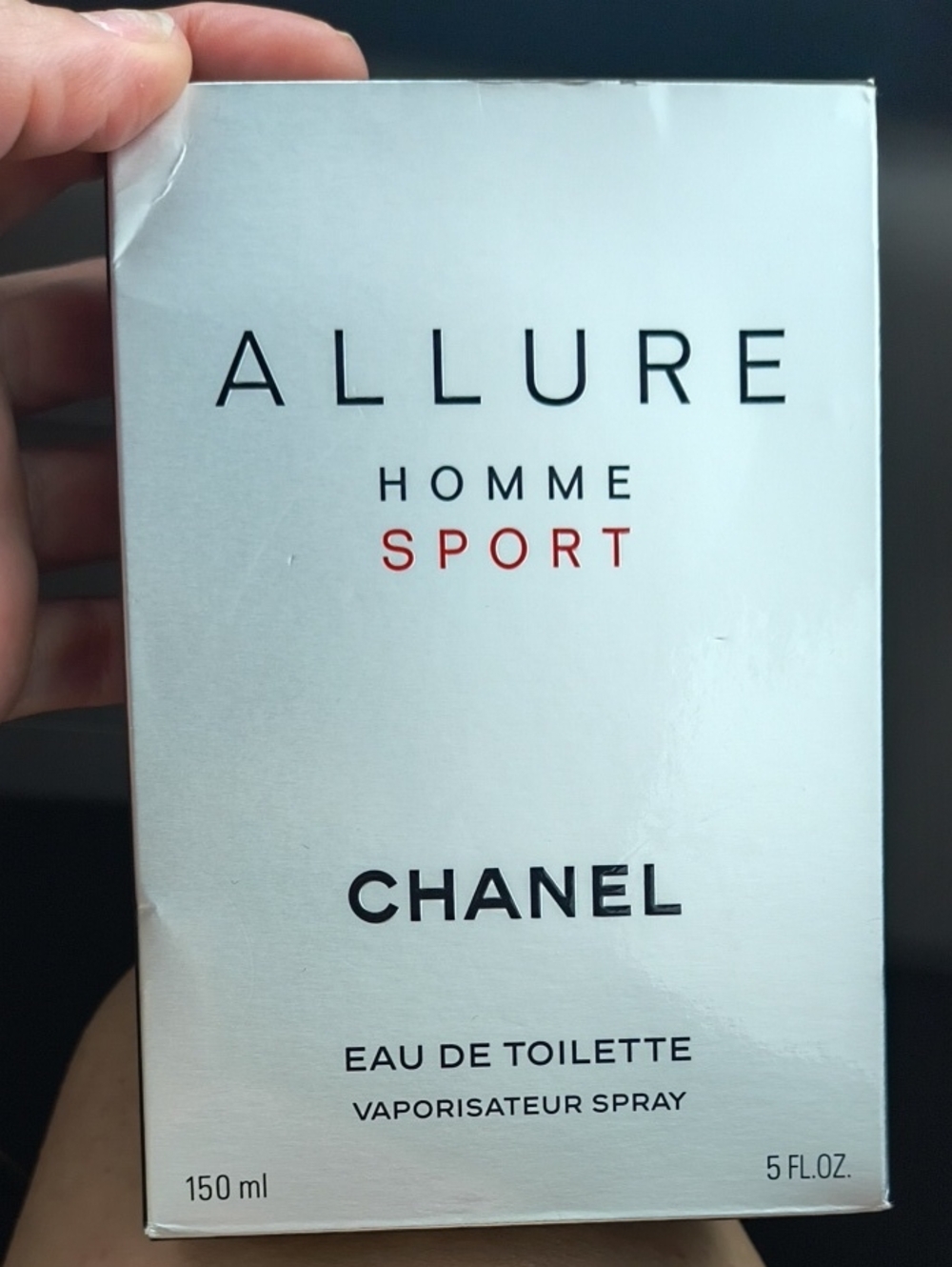 CHANEL Allure Homme Sport Eau de Toilette Box - Silver and Red